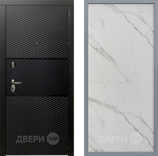 Дверь Заводские двери Тефлон Флитта Мрамор белый в Звенигород