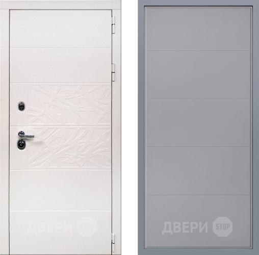 Дверь Заводские двери Дэко Вайт Тривия Грей софт в Звенигород