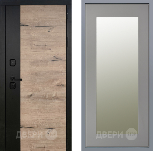 Дверь Заводские двери Ларте Зеркало Модерн Грей софт в Звенигород