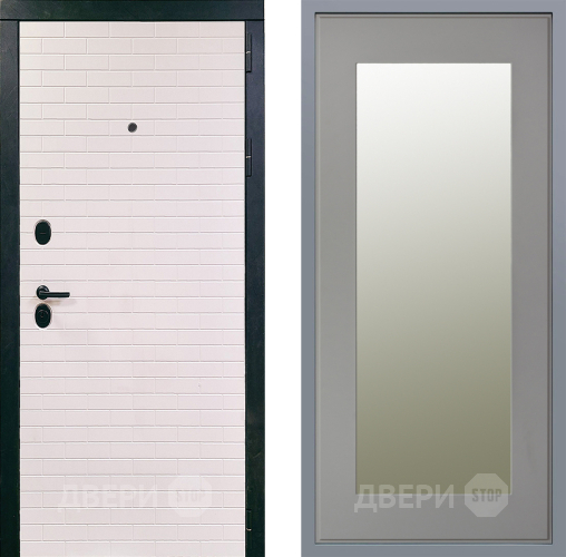 Дверь Заводские двери Сохо Зеркало Модерн Грей софт в Звенигород