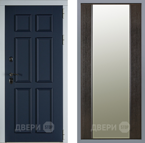 Дверь Заводские двери Стокгольм Зеркало Макси Венге в Звенигород