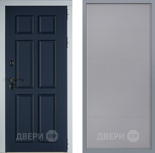 Дверь Заводские двери Стокгольм Тривия Грей софт в Звенигород