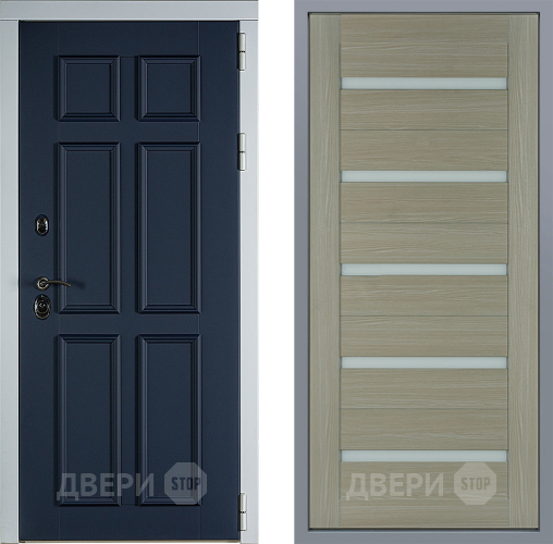 Дверь Заводские двери Стокгольм СБ-1 Капучино в Звенигород