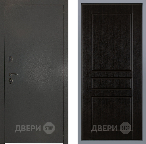 Дверь Заводские двери Эталон 3к антик серебро К-2 Венге в Звенигород