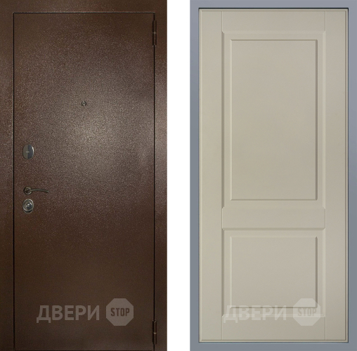 Дверь Заводские двери Эталон 3к антик медь Доррен Шампань в Звенигород