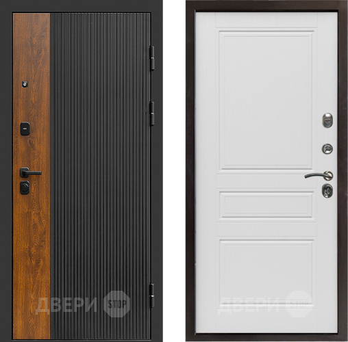Входная металлическая Дверь Престиж Prestizh Классика Лиственница белая в Звенигород