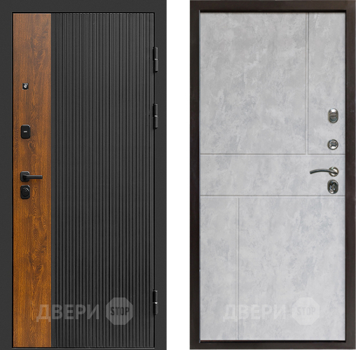 Входная металлическая Дверь Престиж Prestizh Горизонт Бетон светлый в Звенигород