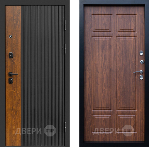 Входная металлическая Дверь Престиж Prestizh Премиум Орех темный в Звенигород