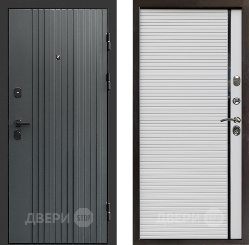 Входная металлическая Дверь Престиж Tvist Grey Porte Белый в Звенигород