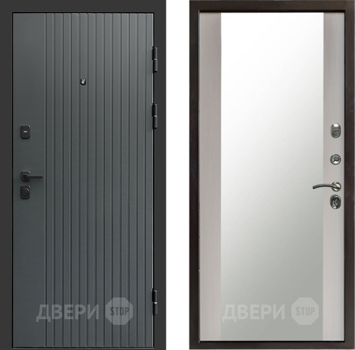 Дверь Престиж Tvist Grey Зеркало Лиственница белая в Звенигород