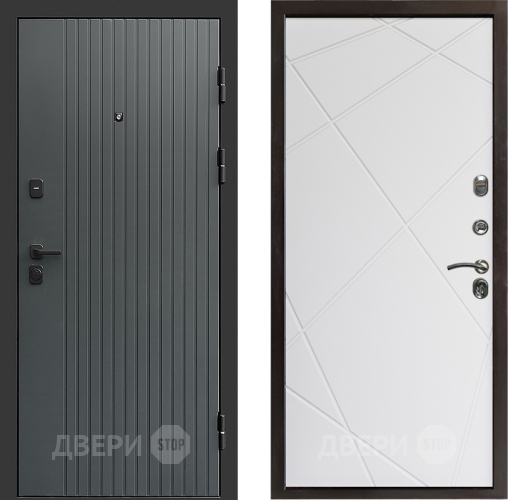 Дверь Престиж Tvist Grey Лучи Бетон белый в Звенигород