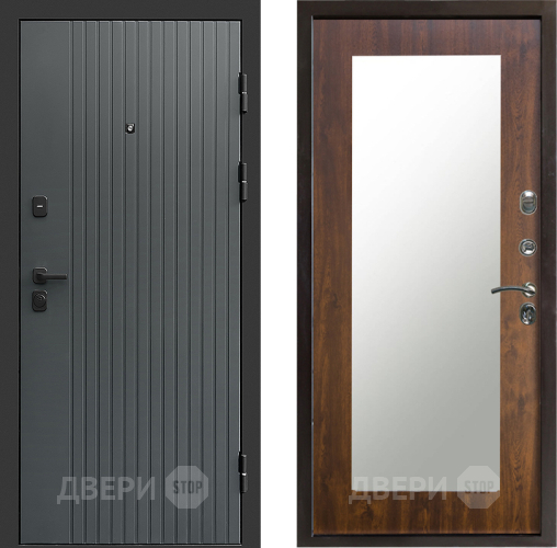 Дверь Престиж Tvist Grey Зеркло Пастораль Дуб в Звенигород