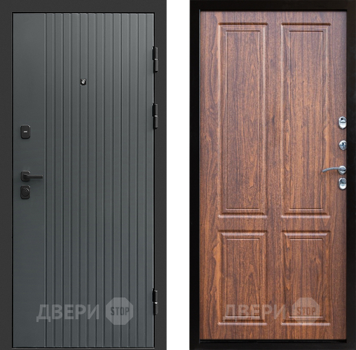 Входная металлическая Дверь Престиж Tvist Grey Премиум Орех светлый в Звенигород