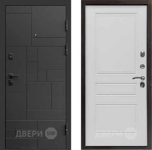 Дверь Престиж Kvadro Классика Белый матовый в Звенигород