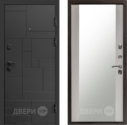 Дверь Престиж Kvadro Зеркало Лиственница белая в Звенигород