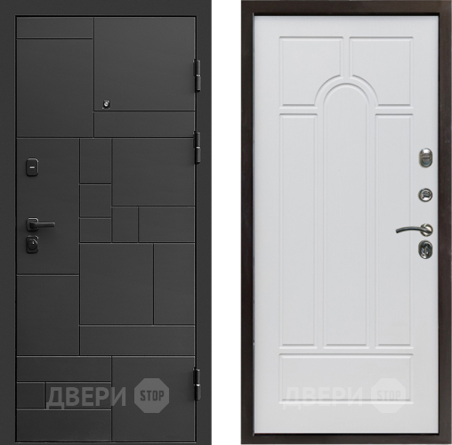 Дверь Престиж Kvadro Арка Белое дерево в Звенигород