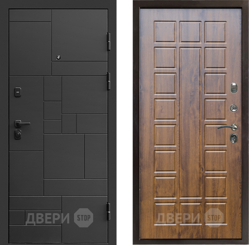 Входная металлическая Дверь Престиж Kvadro Престиж Дуб в Звенигород