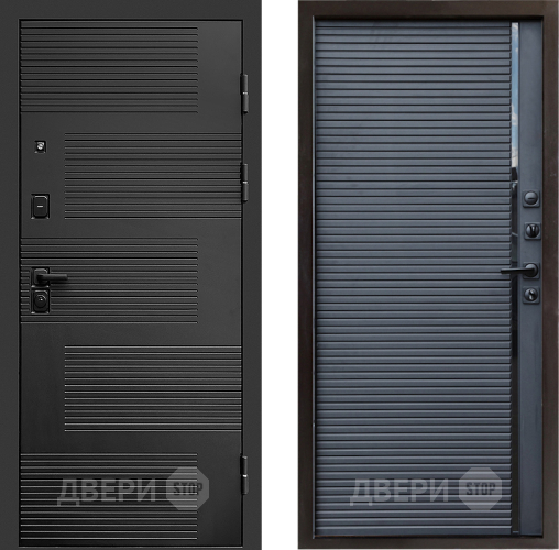 Входная металлическая Дверь Престиж Favorit Porte Черный кварц в Звенигород