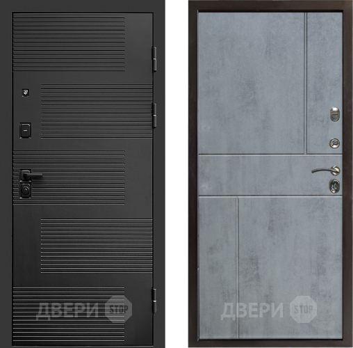 Дверь Престиж Favorit Горизонт Бетон темный в Звенигород