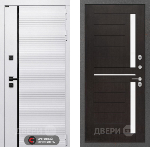 Входная металлическая Дверь Лабиринт (LABIRINT) Royal 02 Венге в Звенигород