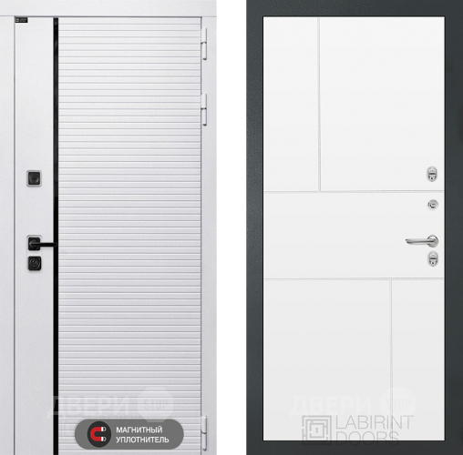 Дверь Лабиринт (LABIRINT) Royal 21 Белый софт в Звенигород