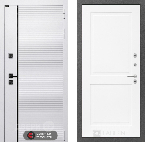 Дверь Лабиринт (LABIRINT) Royal 11 Белый софт в Звенигород