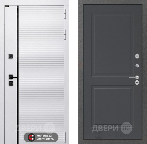 Дверь Лабиринт (LABIRINT) Royal 11 Графит софт в Звенигород