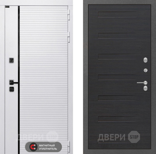 Входная металлическая Дверь Лабиринт (LABIRINT) Royal 14 Эковенге поперечный в Звенигород