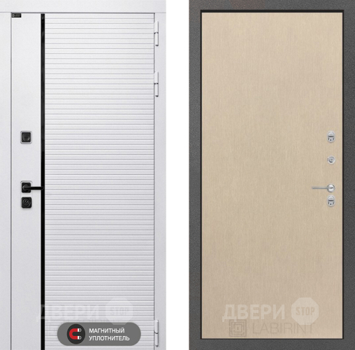 Входная металлическая Дверь Лабиринт (LABIRINT) Royal 05 Венге светлый в Звенигород
