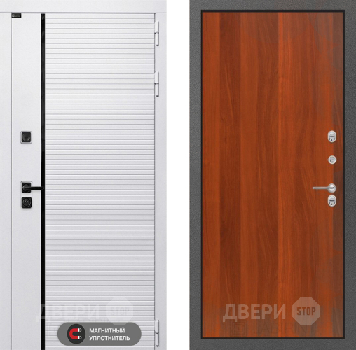 Входная металлическая Дверь Лабиринт (LABIRINT) Royal 05 Итальянский орех в Звенигород