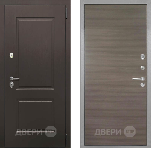 Входная металлическая Дверь Интекрон (INTECRON) Кампо Гладкая Дуб тоскано поперечный в Звенигород