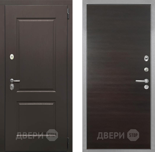 Входная металлическая Дверь Интекрон (INTECRON) Кампо Гладкая Эковенге поперечный в Звенигород