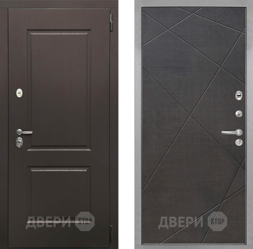 Дверь Интекрон (INTECRON) Кампо Лучи-М Венге распил кофе в Звенигород