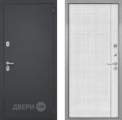 Входная металлическая Дверь Интекрон (INTECRON) Гектор В-07 с молдингом Лофт белый в Звенигород