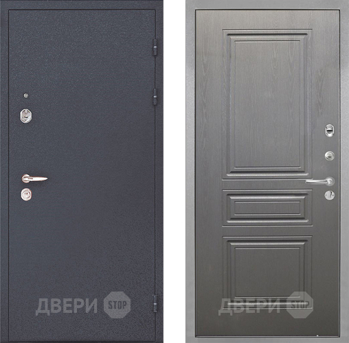 Дверь Интекрон (INTECRON) Колизей ФЛ-243 Графит вуд дуб в Звенигород