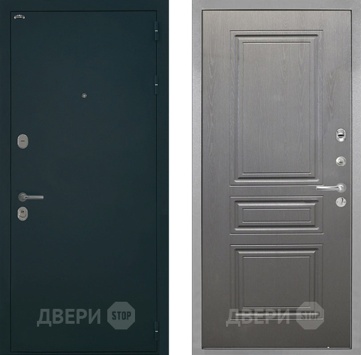 Дверь Интекрон (INTECRON) Греция ФЛ-243 Графит вуд дуб в Звенигород
