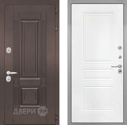 Входная металлическая Дверь Интекрон (INTECRON) Италия ФЛ-243 Белый матовый в Звенигород