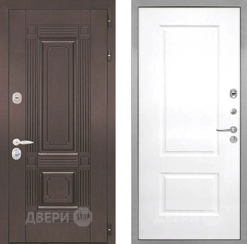 Входная металлическая Дверь Интекрон (INTECRON) Италия Альба Роял Вуд белый в Звенигород