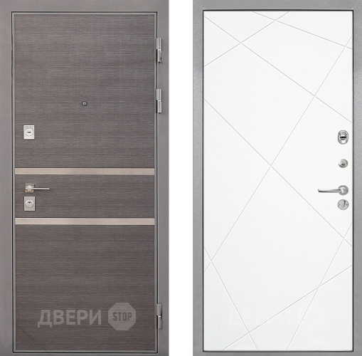 Дверь Интекрон (INTECRON) Неаполь Лучи-М Софт милк в Звенигород