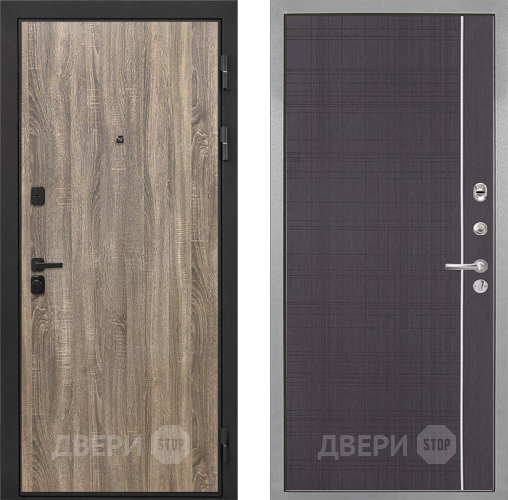 Дверь Интекрон (INTECRON) Профит Black Дуб Турин В-07 с молдингом Венге в Звенигород