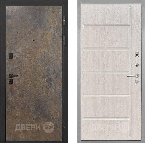 Дверь Интекрон (INTECRON) Профит Black Гранж ФЛ-102 Сосна белая в Звенигород