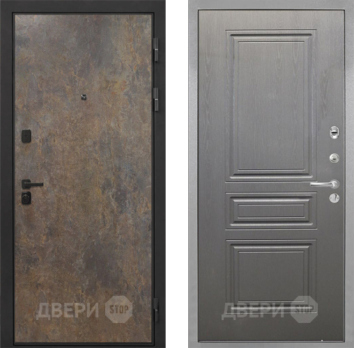 Дверь Интекрон (INTECRON) Профит Black Гранж ФЛ-243 Графит вуд дуб в Звенигород