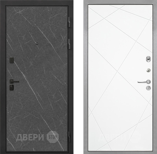 Дверь Интекрон (INTECRON) Профит Black Гранит Лава Оникс Лучи-М Софт милк в Звенигород