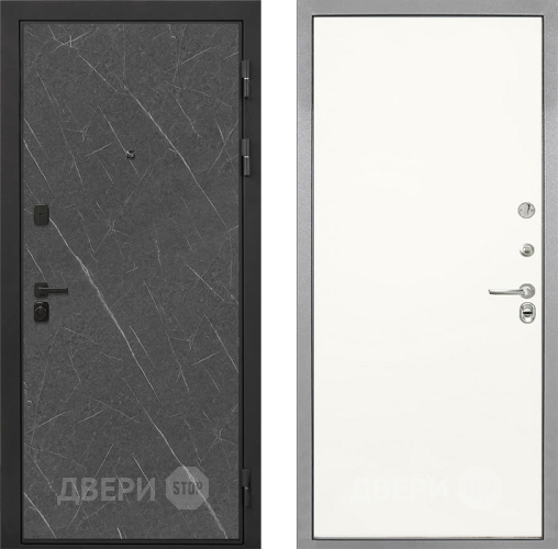 Дверь Интекрон (INTECRON) Профит Black Гранит Лава Оникс Гладкая Слоновая кость в Звенигород