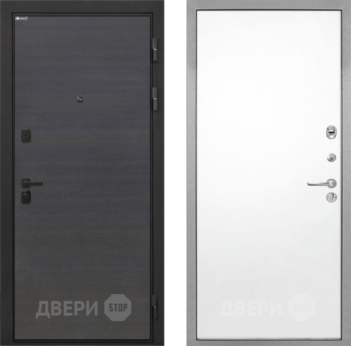 Дверь Интекрон (INTECRON) Профит Black Эковенге Гладкая Силк Сноу в Звенигород