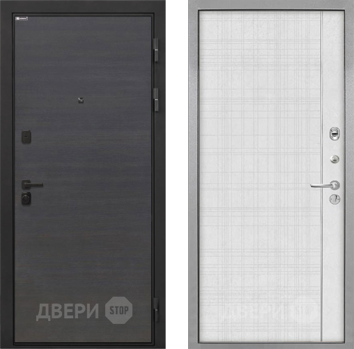 Дверь Интекрон (INTECRON) Профит Black Эковенге В-07 с молдингом Лофт белый в Звенигород
