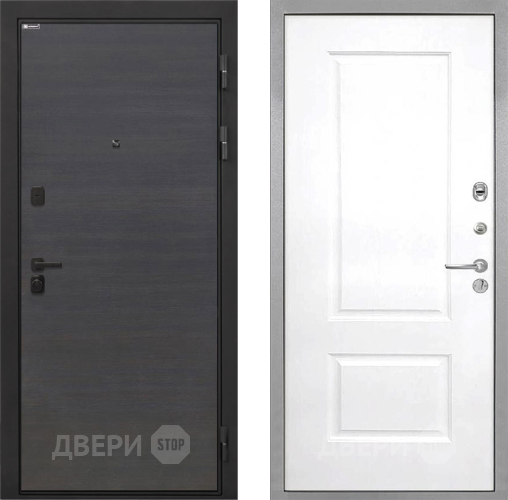 Входная металлическая Дверь Интекрон (INTECRON) Профит Black Эковенге Альба Роял Вуд белый в Звенигород