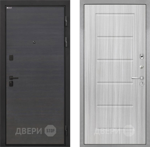 Входная металлическая Дверь Интекрон (INTECRON) Профит Black Эковенге ФЛ-39 Сандал белый в Звенигород