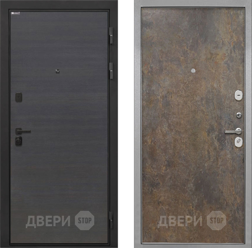 Дверь Интекрон (INTECRON) Профит Black Эковенге Гладкая Гранж в Звенигород