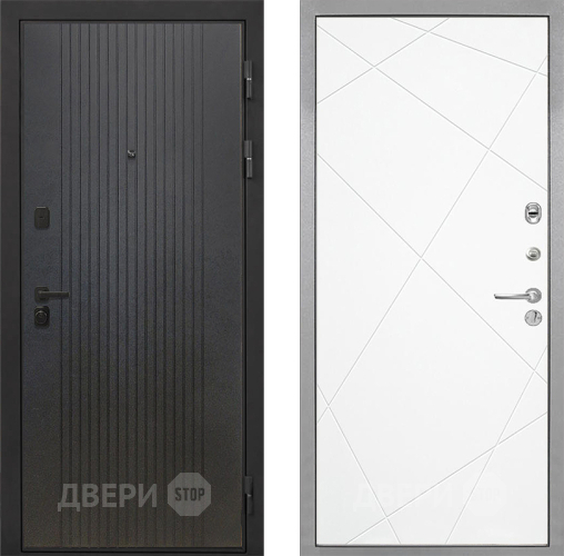 Дверь Интекрон (INTECRON) Профит Black ФЛ-295 Лучи-М Софт милк в Звенигород